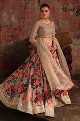 3-PC Embroidered Raw-Silk Suit CMA-5-06